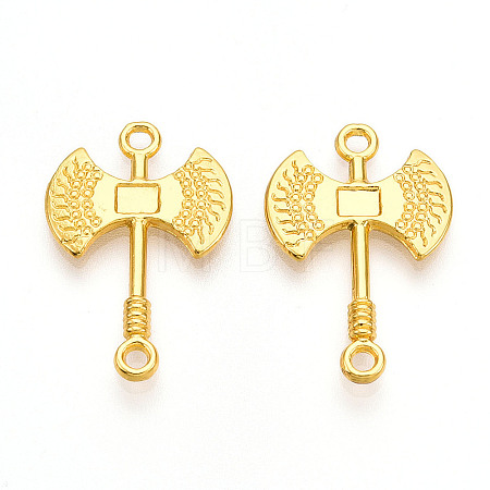 Alloy Double Axe Connector Charms X1-PALLOY-N176-125G-1
