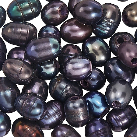 50Pcs Large Hole Pearl Beads PEAR-LT0001-09C-1