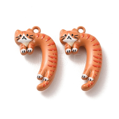 Baking Paint Zinc Alloy Pendants AL-CBAEA91-03C-1
