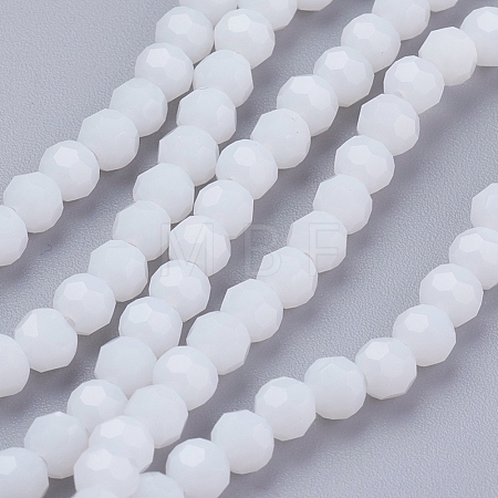 Faceted(32 Facets) Glass Beads Strands EGLA-J042-4mm-26-1