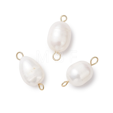 Natural Cultured Freshwater Pearl Links PALLOY-JF04384-01-1