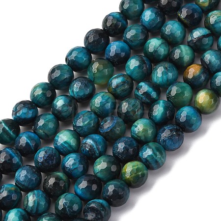 Natural Tiger Eye Beads Strands LS-G-M445-A01-02-1