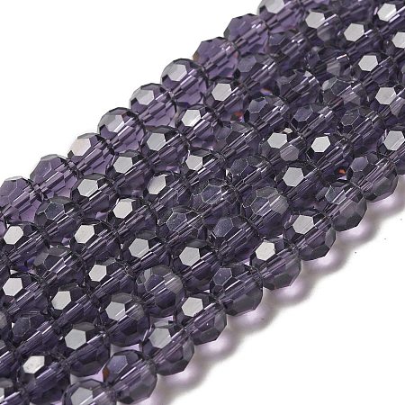 Transparent Glass Beads EGLA-A035-T8mm-D15-1