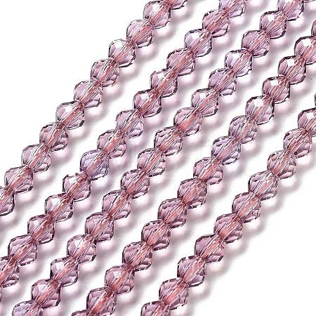 Transparent Glass Beads Strands GLAA-A014-03K-1