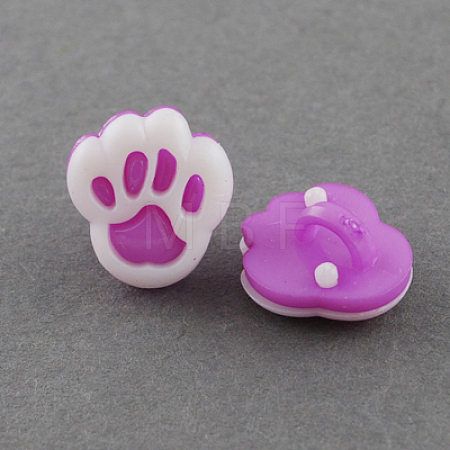 Acrylic Shank Buttons BUTT-Q022-A-04-1