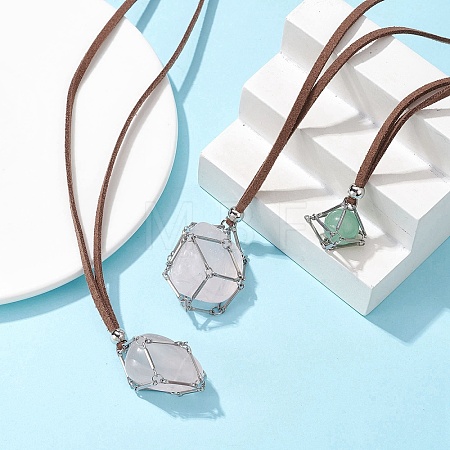 3Pcs 3 Style Brass Bar Connected Pouch Empty Stone Holder for Pendant Necklace Making NJEW-JN04587-1