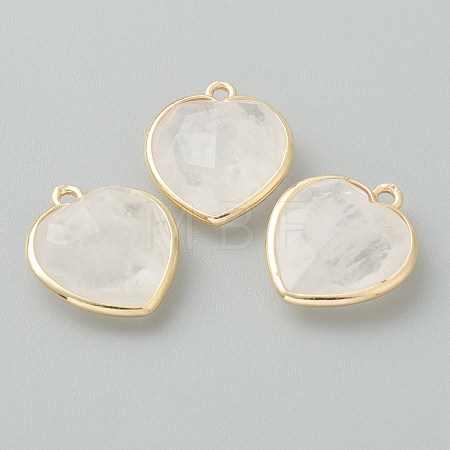 Natural Quartz Crystal Pendants X-G-B009-03G-D-1