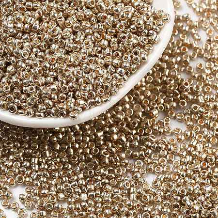 12/0 Electroplate Glass Seed Beads SEED-Q003-1-1