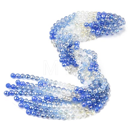 Electroplate Glass Beads Strands LS-EGLA-D300-06-8mm-21-1