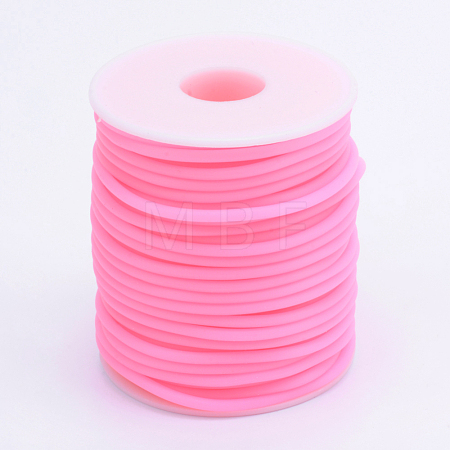 Hollow Pipe PVC Tubular Synthetic Rubber Cord RCOR-R007-3mm-06-1