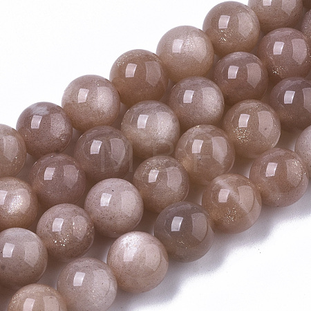 Natural Sunstone Beads Strands X-G-N327-01A-03-1