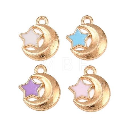 Alloy with Enamel Charms AL-CBA9C31-01G-1