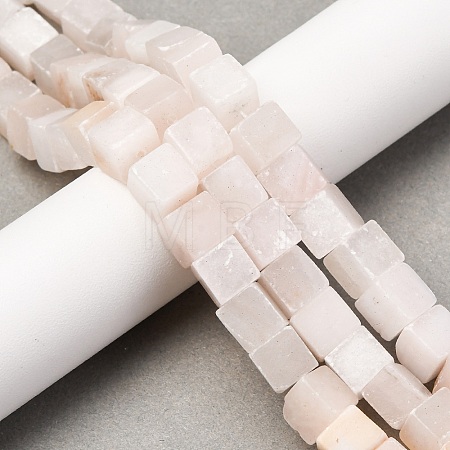 Natural Selenite Beads Strands G-B155-C08-8x8mm-1