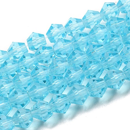 Transparent Glass Beads Strands GLAA-F029-2mm-20-1