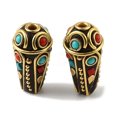 Handmade Polymer Clay Indonesia Beads PY-CBAAA14-07C-02-1