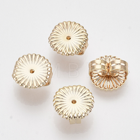 Brass Ear Nuts X-KK-T048-002G-02-NF-1