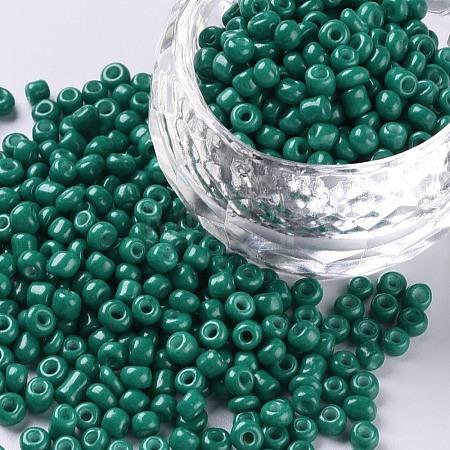 Baking Paint Glass Seed Beads SEED-US0003-3mm-K26-1