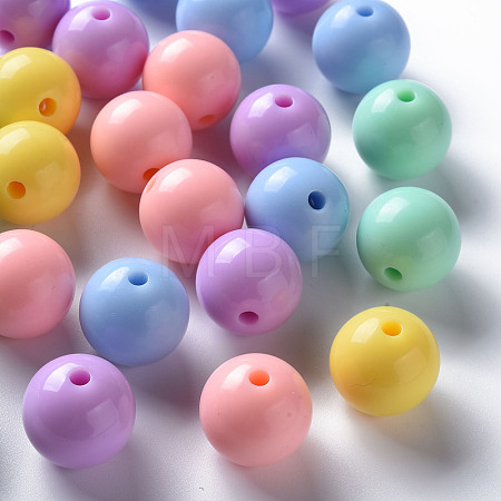 Opaque Acrylic Beads MACR-S370-C16mm-M1-1
