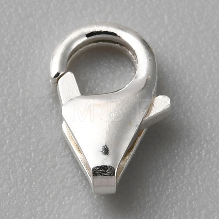 925 Sterling Silver Lobster Claw Clasps STER-WH0017-04S-1