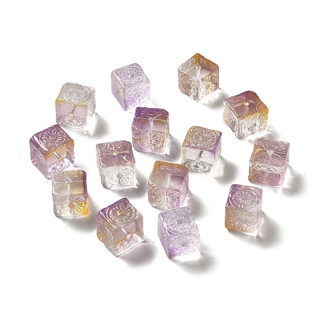Transparent Glass Beads GLAA-D025-02I-1