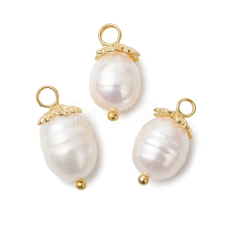 Natural Cultured Freshwater Pearl Pendants PALLOY-JF05579-1