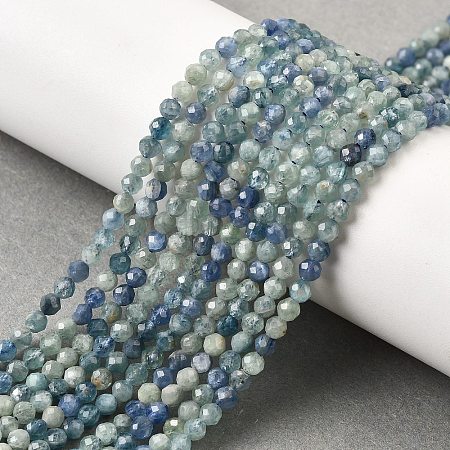 Natural Kyanite/Cyanite/Disthene Beads Strands G-G259-D04-3mm-1