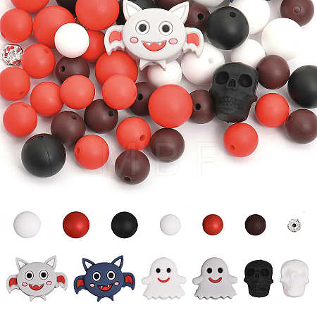 DIY Beads Jewelry Making Finding Kit for Halloween DIY-CA0005-53-1