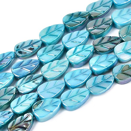 Natural Freshwater Shell Carved Beads Strands SHEL-N038-25B-1