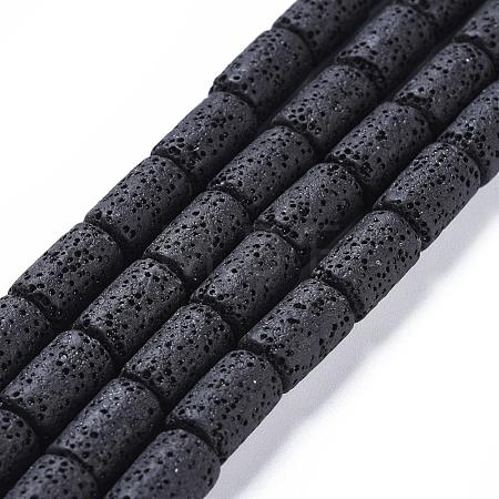 Natural Lava Rock Beads Strands G450-B11-1
