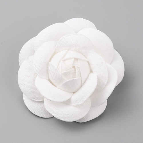 Camellia Shaped Velet Lapel Pin JEWB-WH0010-50C-1