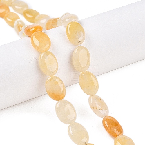 Natural Topaz Jade Beads Strands G-M206-37-1