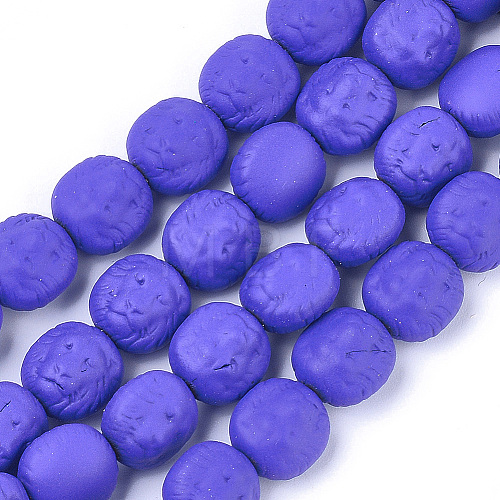 Spray Painted Non-magnetic Synthetic Hematite Beads G-T116-29-19-1