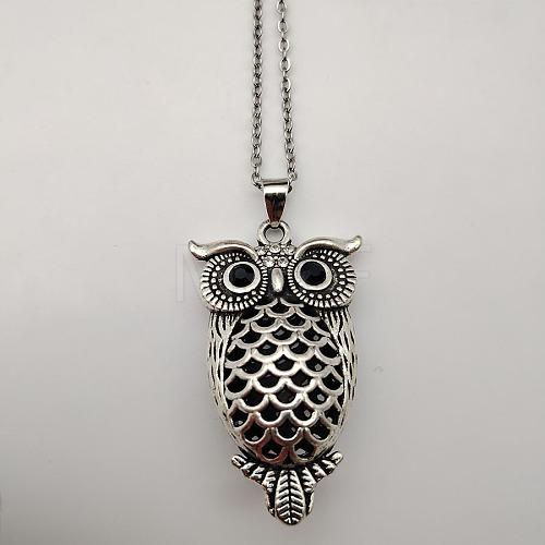 Owl pendant DIY handmade pendant jewelry necklace NU5581-2-1