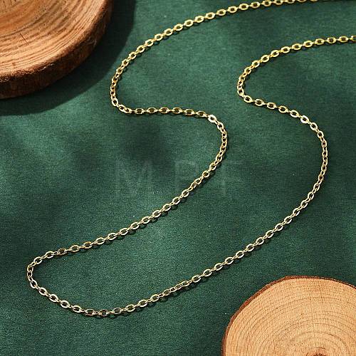 304 Stainless Steel Cable Chain Necklace X-STAS-T040-PJ205-40-1