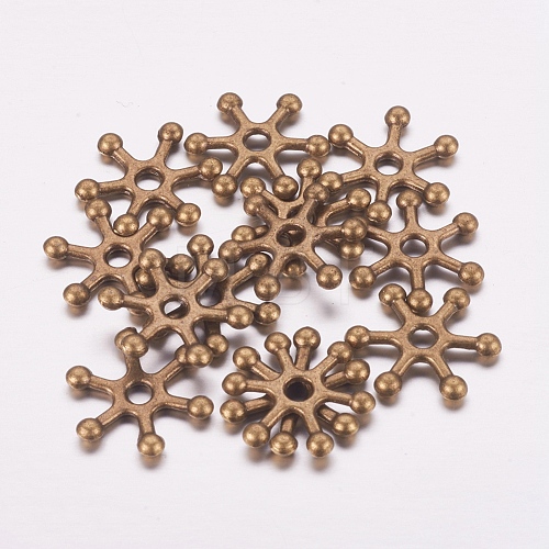 Tibetan Style Alloy Spacer Beads MLF10598Y-NF-1