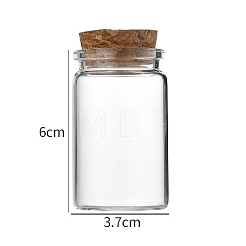 Glass Bottle CON-WH0085-72C-1