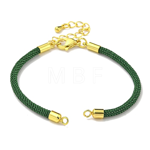 Nylon Cords Bracelet Makings Fit for Connector Charms AJEW-P116-02G-08-1