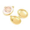 Brass Locket Pendants KK-D232-01G-04-2