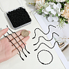100Pcs Iron Ball Chains with Connectors IFIN-SP0001-67EB-3