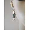 Alloy Rhinestone Dangle Earrings FS-WGCEAE4-01-4