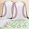 15Pcs Sport Theme Acrylic Beaded Bracelets for Men Women BJEW-JOY0001-08-4