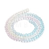 Transparent Painted Glass Beads Strands DGLA-A034-T3mm-A21-5