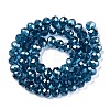 Electroplate Glass Beads Strands X-EGLA-A044-T8mm-A27-3