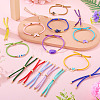 3Pcs 3 Styles Polyester Cord Bracelet Making MAK-TA0001-41-8