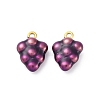304 Stainless Steel Enamel Pendants STAS-B085-40G-02-1