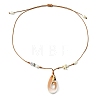 Shell Pendant Necklaces NJEW-TA00179-02-2