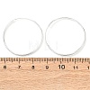 925 Sterling Silver Huggie Hoop Earrings EJEW-C179-05D-S-5