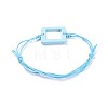 Adjustable Waxed Cotton Cord Bracelets BJEW-JB04294-04-2