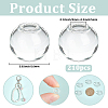 210Pcs Round Mechanized One Hole Blown Glass Globe Ball Bottles BLOW-PA0001-04A-2