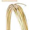 2Pcs 2 Colors Brass Wire FIND-BC0003-77-5